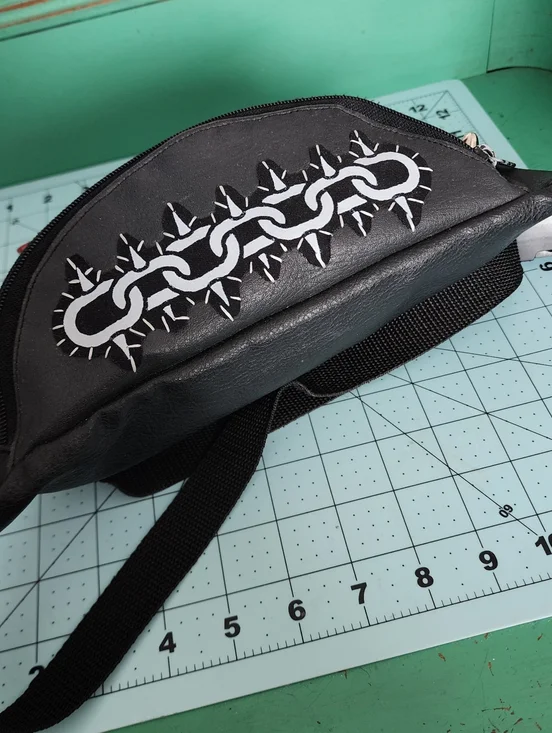 DIY Punk Leather Fannypack - Picture 5 of 6